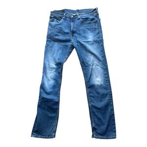 Levi's Men's Straight Fit Blue Jeans 505 36‎ x 34